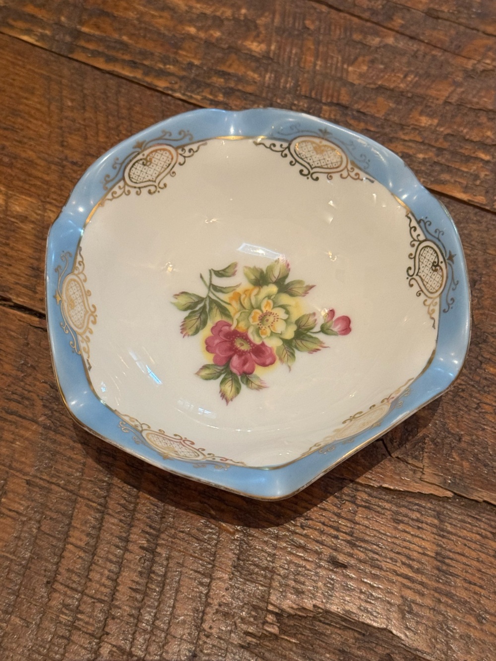 Footed Bowl Made in Occupied Japan